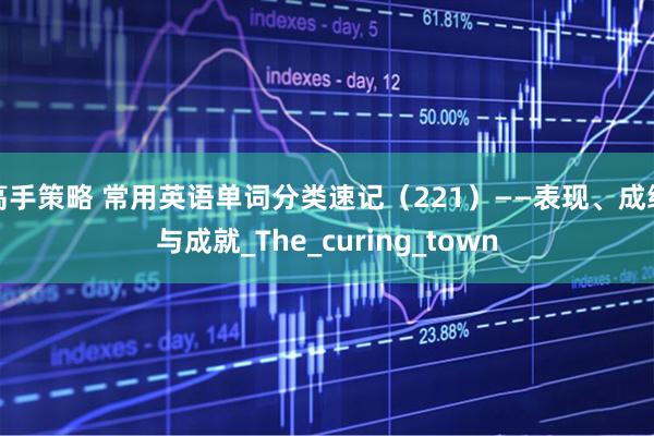 高手策略 常用英语单词分类速记（221）——表现、成绩与成就_The_curing_town